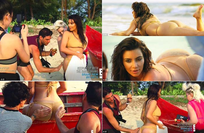 Pekerjaan Paling Asyik? Tugasnya Usap Bokong Kim Kardashian 